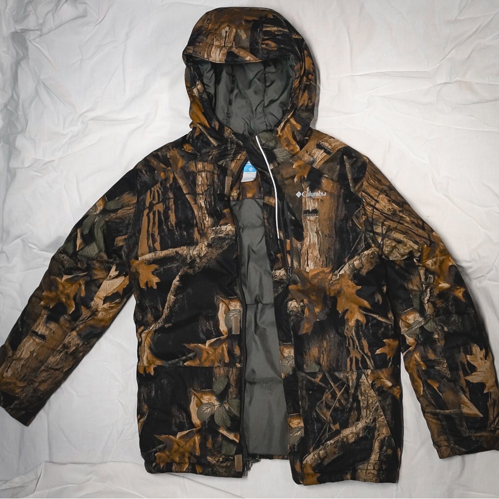 Columbia Camouflage Hooded Jacket